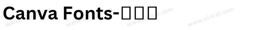 Canva Fonts字体转换